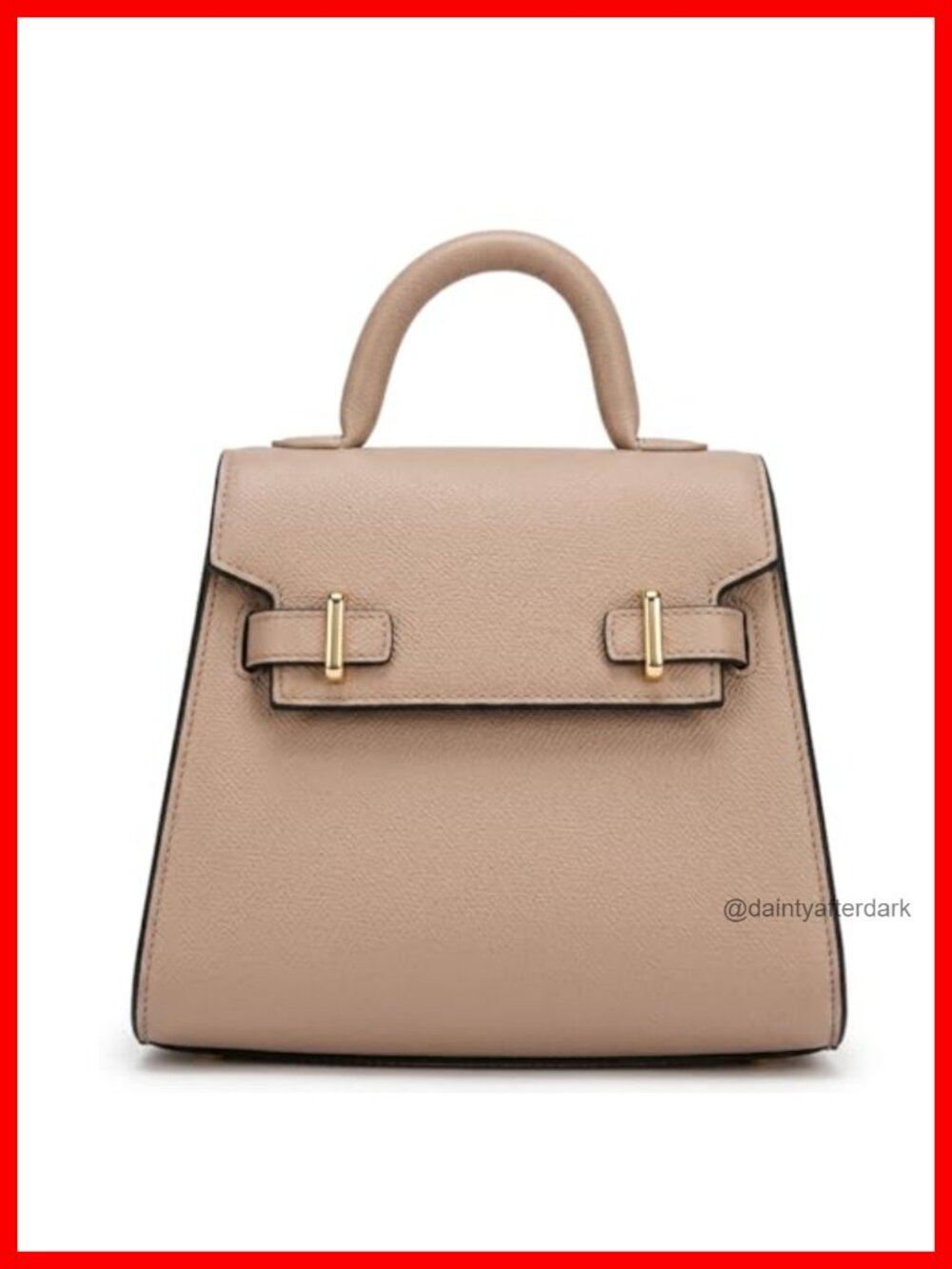 PU Leather Satchel Bag Women Structured Shoulder Handbag Work Tote Zipper